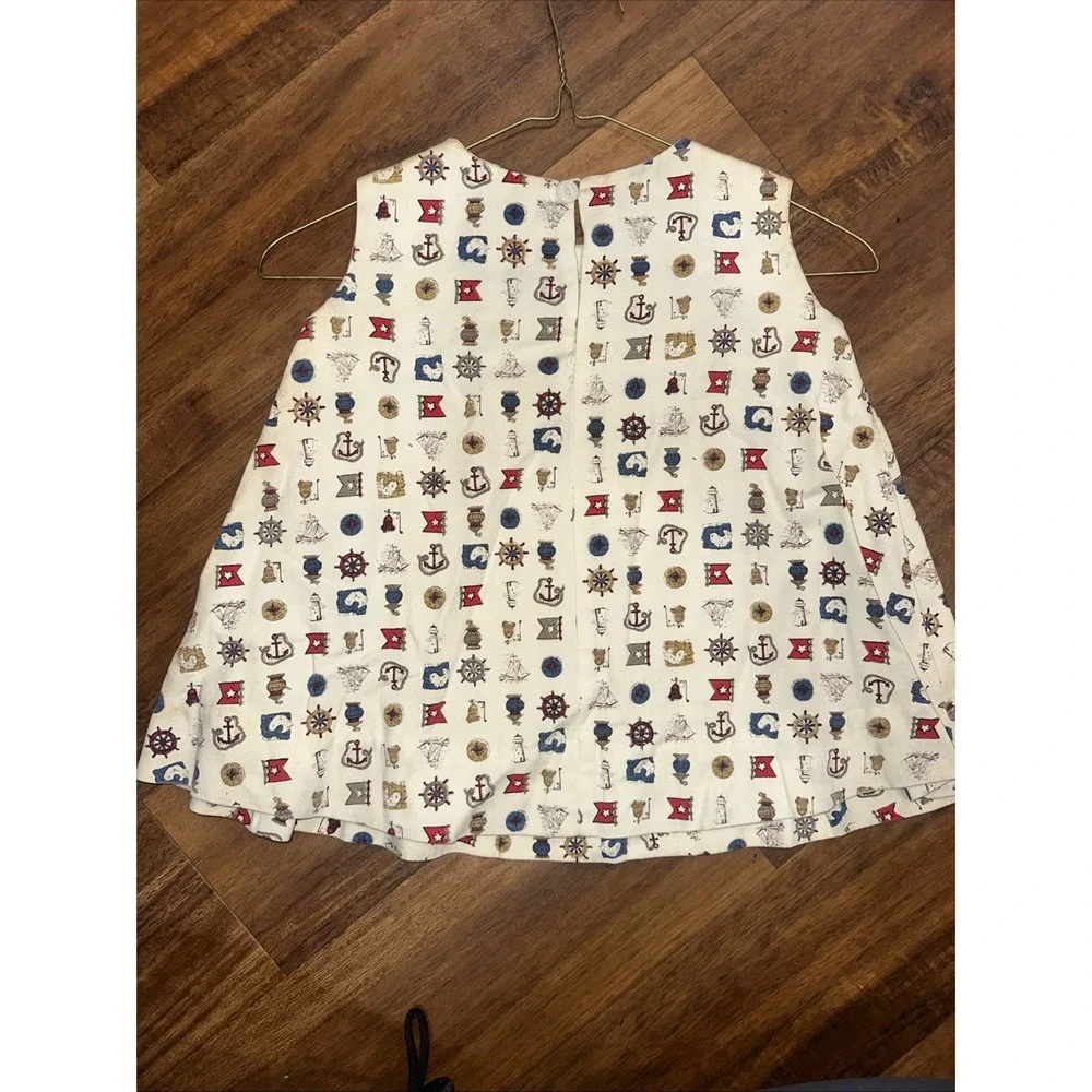 1950s children's blouse J. MANES CO INC Sailor Themed Dress Blouse
